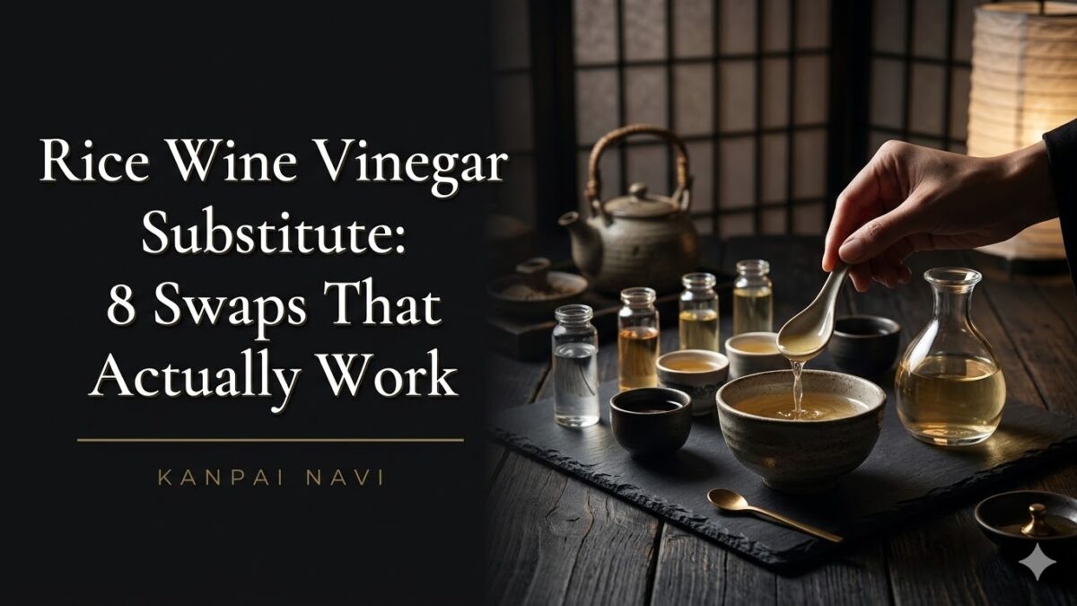 Rice Wine Vinegar Substitute: 8 Swaps That Actually Work – Kanpai Navi