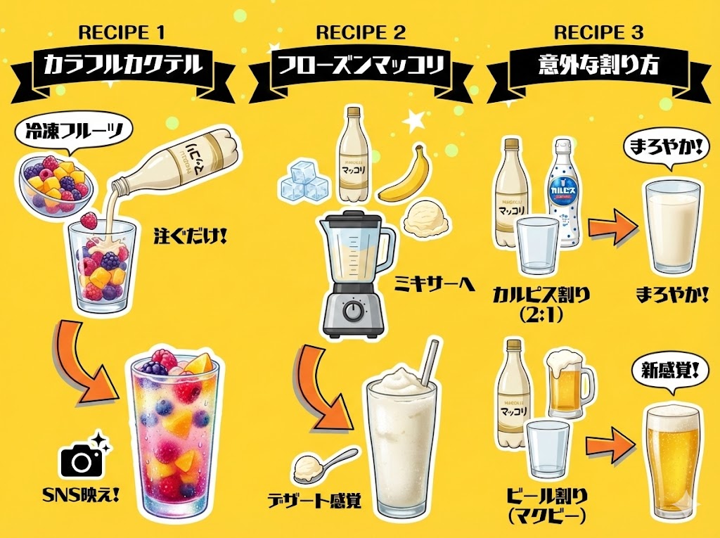 もっと美味しく!マッコリのおしゃれなアレンジレシピ3選