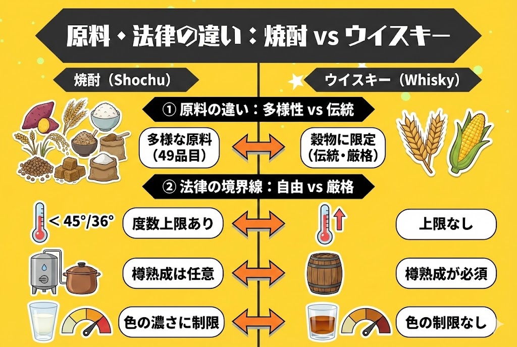 【原料・法律編】多様性と厳格性の違いを理解する