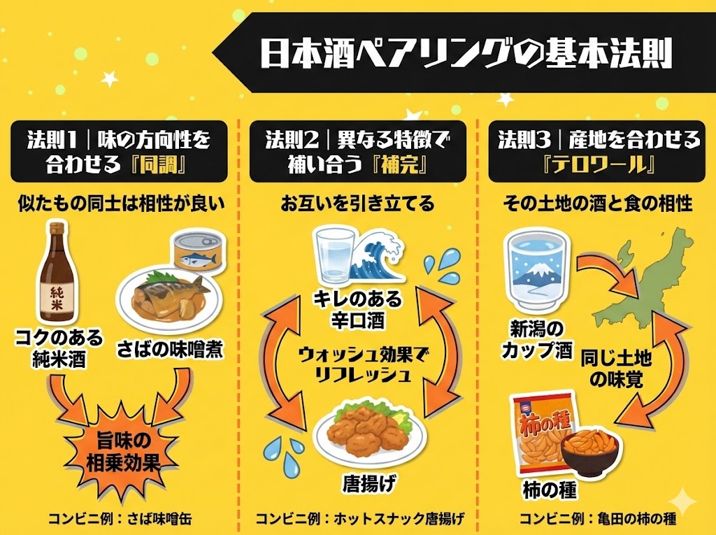 もう迷わない!日本酒ペアリングの基本法則を3分で理解
