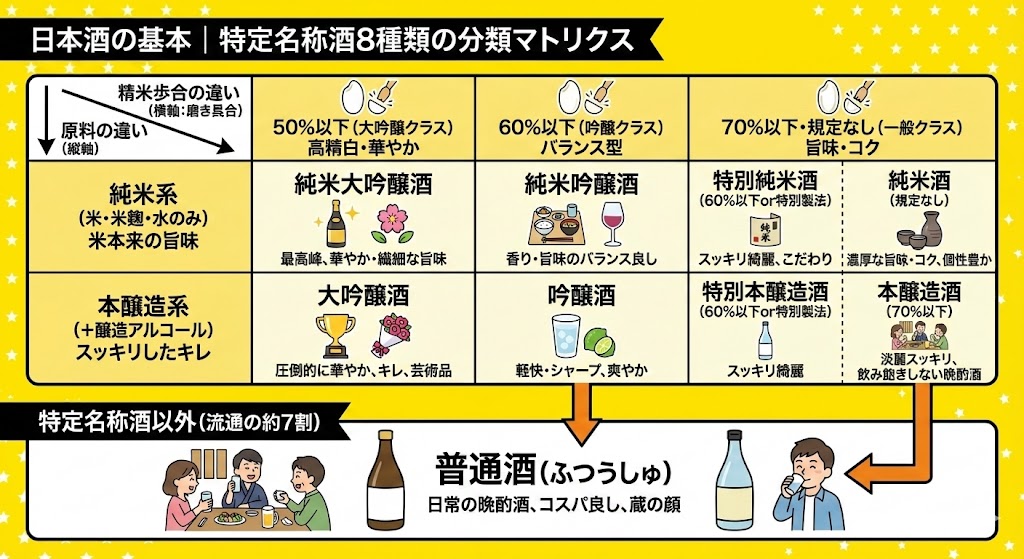 あなたに合うのはどれ？好みが見つかる日本酒タイプ診断