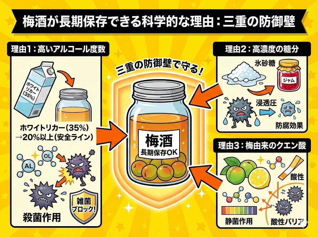 そもそも梅酒に賞味期限はない?長期保存できる科学的な理由