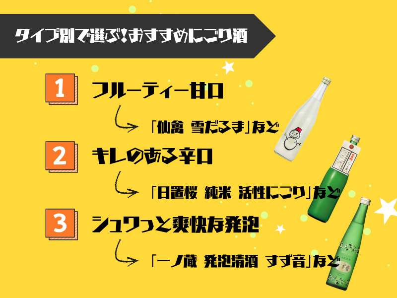 【2025年最新】タイプ別で選ぶ!おすすめにごり酒8選