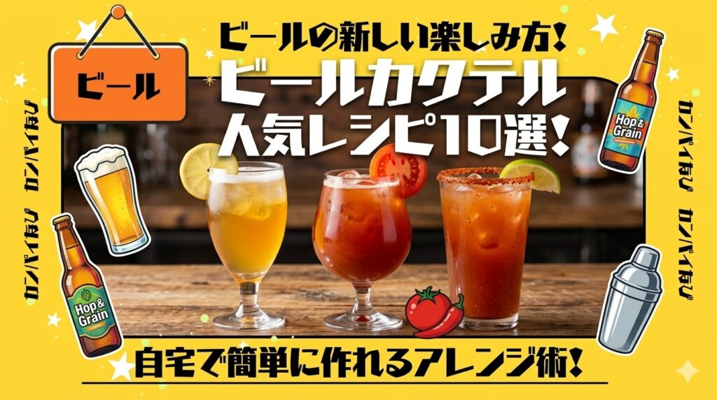 ビールカクテルの人気レシピ10選！自宅で簡単に作れるアレンジ術