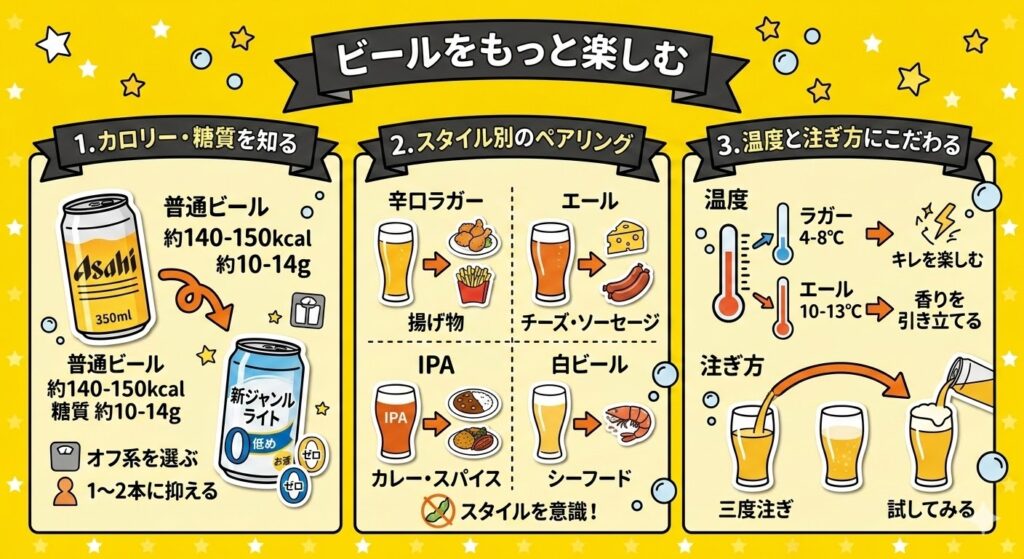 ビールをもっと楽しむ