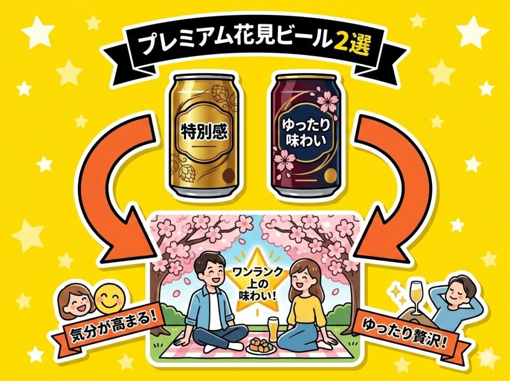 【プレミアム】ちょっと贅沢な花見にしたい日の2選