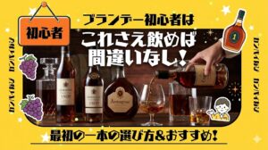 ブランデー初心者はこれさえ飲めば間違いなし！最初の一本の選び方を紹介
