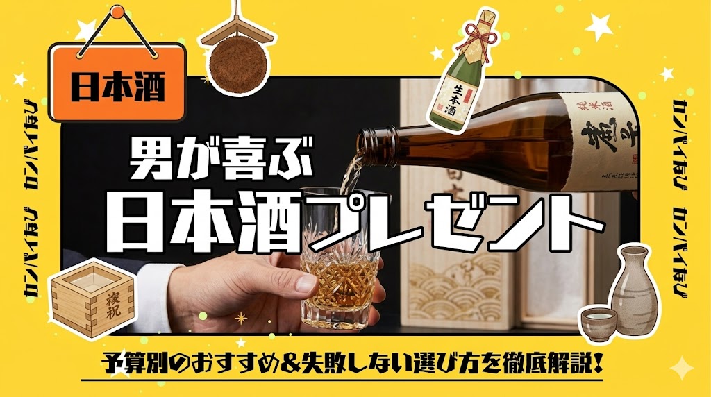 日本酒をプレゼントに！男性が喜ぶ選び方と予算別おすすめを紹介